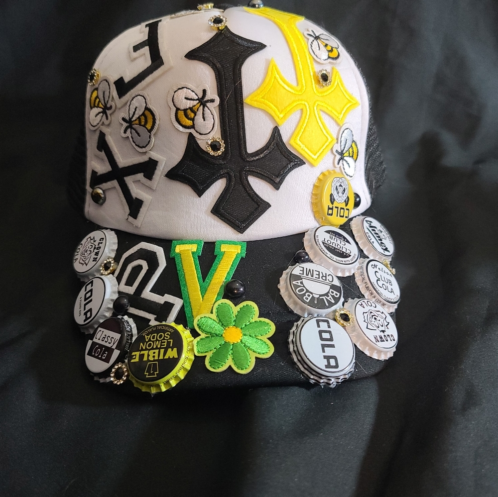 Fly Unique Black/Yellow/Green Bottlecap Hat